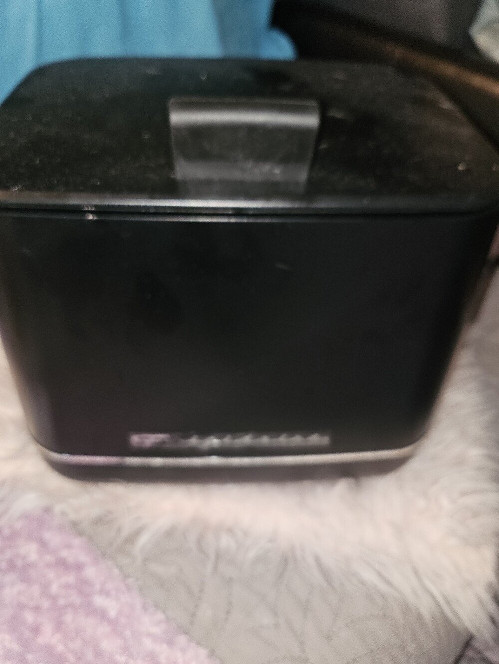 Black Retro Countertop Fridge